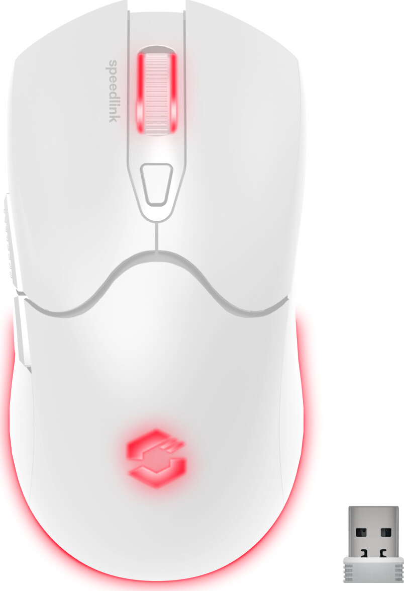 Speedlink - Velox Rechargeable Rgb Wireless Gaming Mouse - White