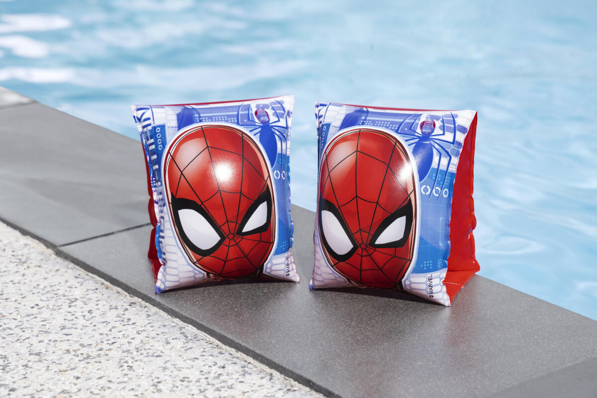Bestway 98001 - Spider-Man Svømmevinger Til Børn - 3-6 År