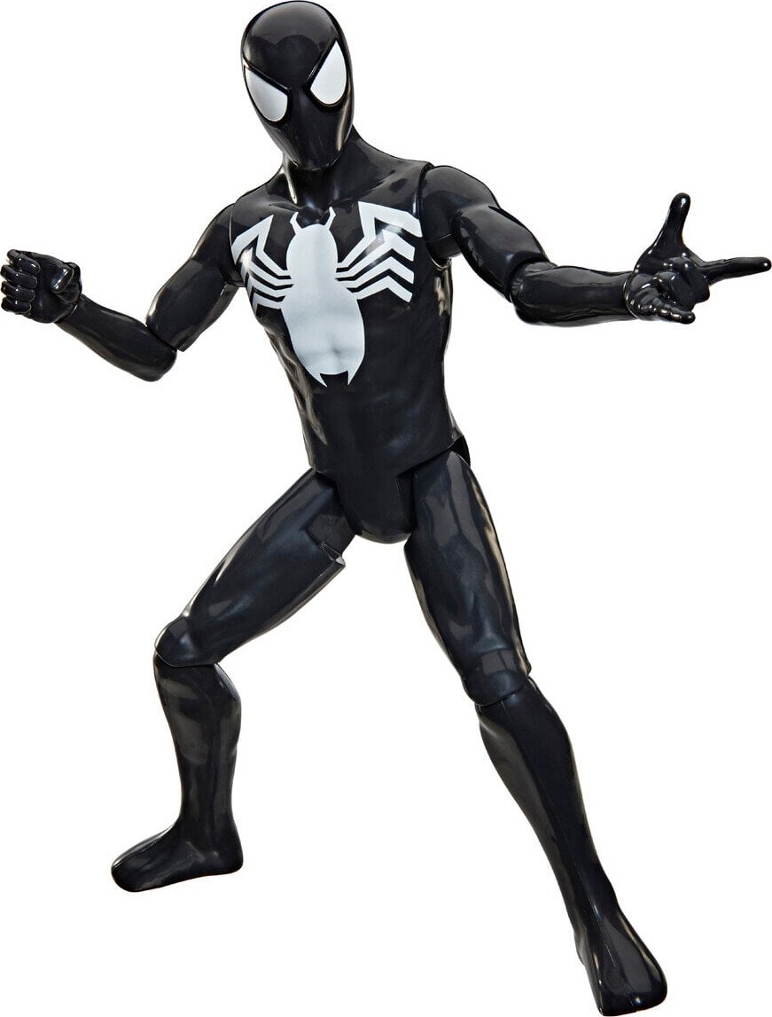Spider-Man - Black Suit Spider-Man Figur - Titan - Hasbro G2860