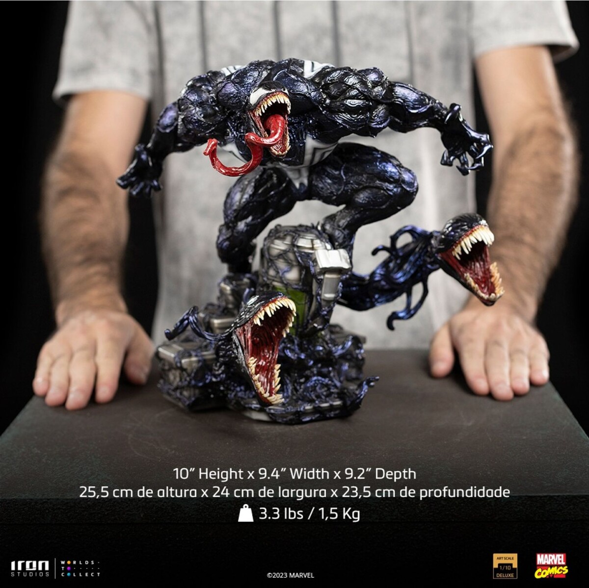 Spider-Man Vs Villains - Venom Deluxe Statue Scale 110
