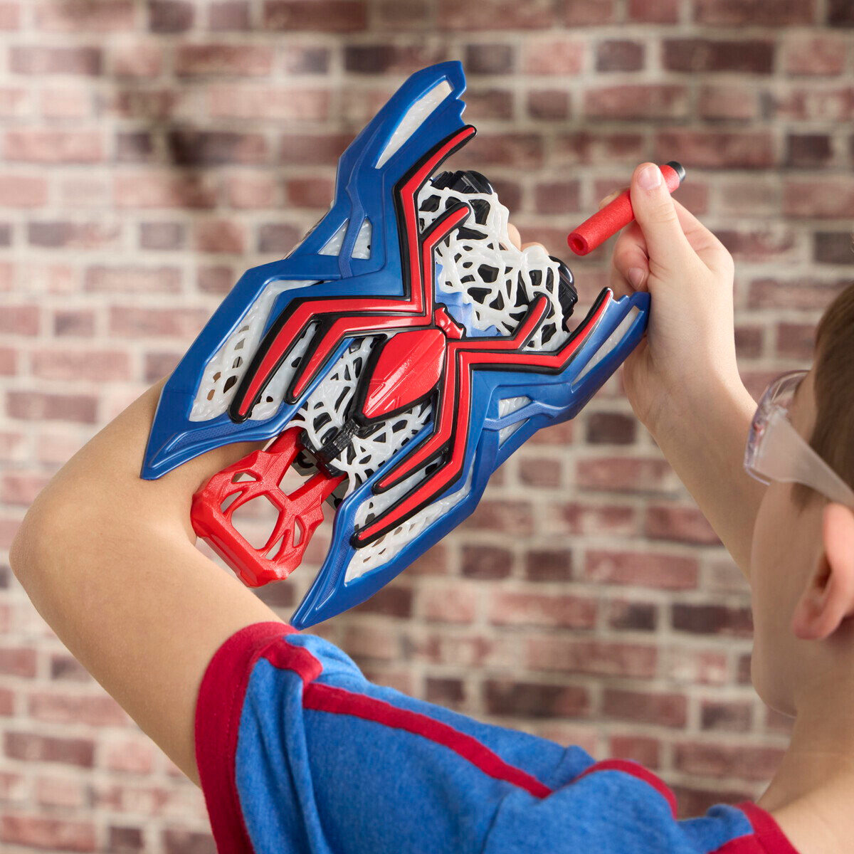 Spider-Man - Nerf Web Strike Glow Blaster - Hasbro G2454