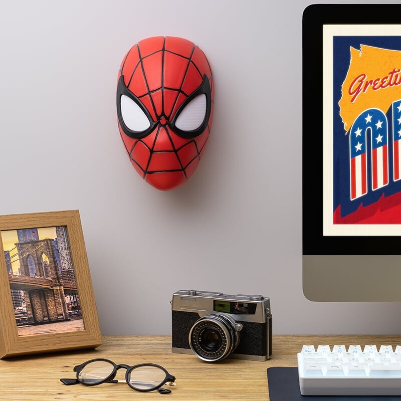 Spiderman Lampe Maske - Marvel - 15 Cm