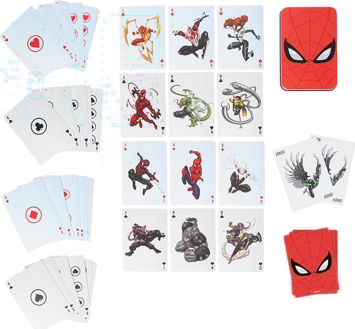 Spiderman Spillekort - Marvel