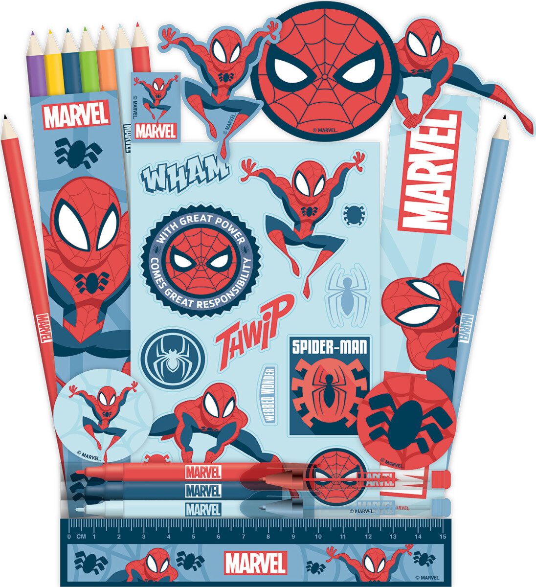 Spiderman Julekalender - Papirvarer