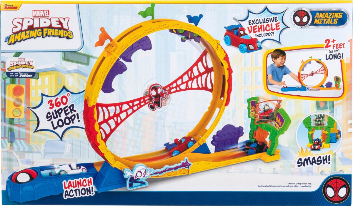Spidey - Amazing Metals Super Loop Track Set