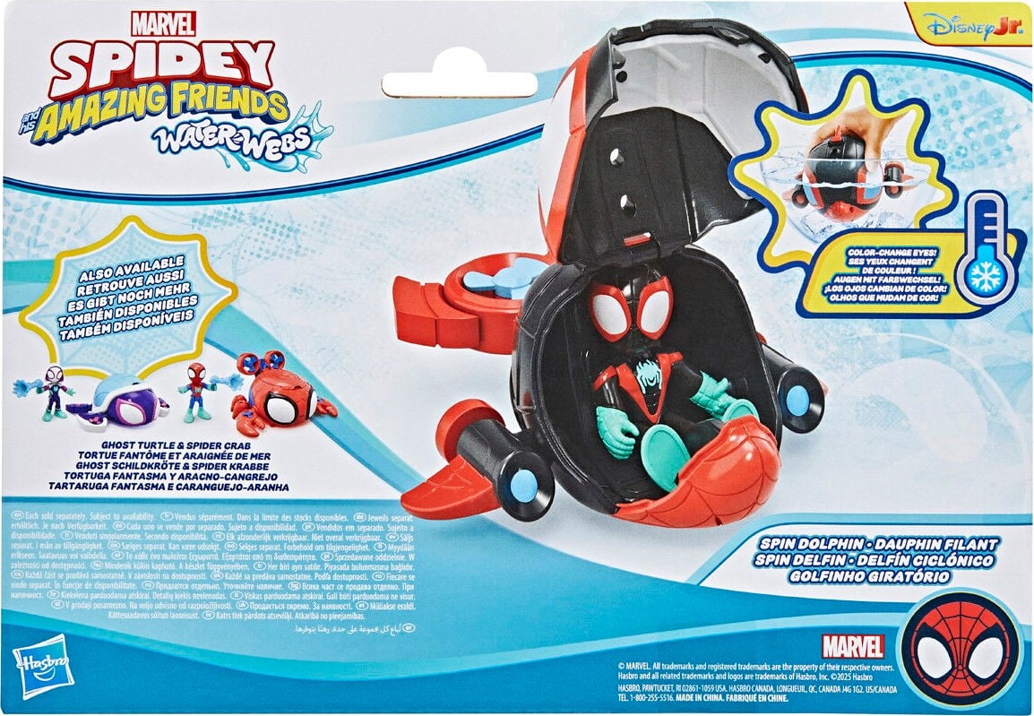 Spidey Friends - Water-Webs Spin Dolphin - Hasbro G1465