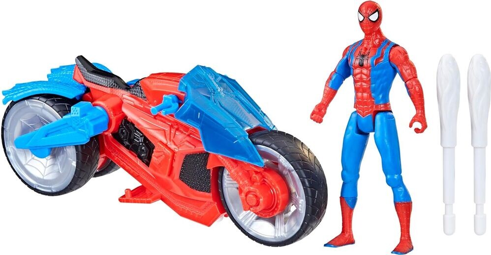 Marvel Spider-Man - Web Blast Cycle Figur Sæt - Hasbro F6722