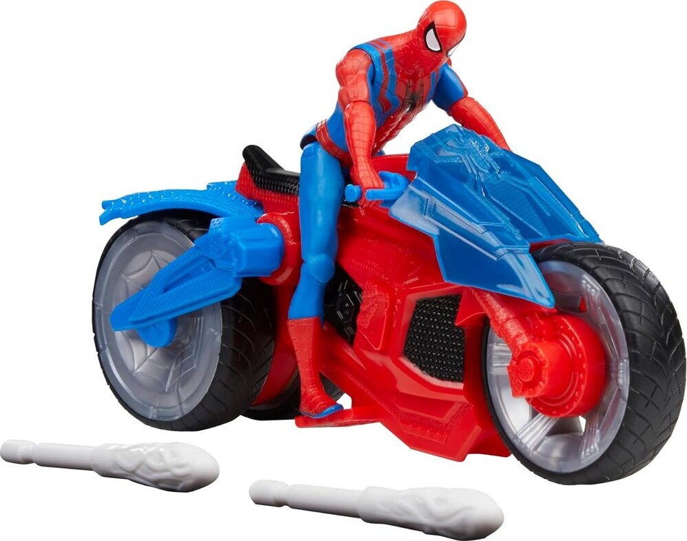 Marvel Spider-Man - Web Blast Cycle Figur Sæt - Hasbro F6722