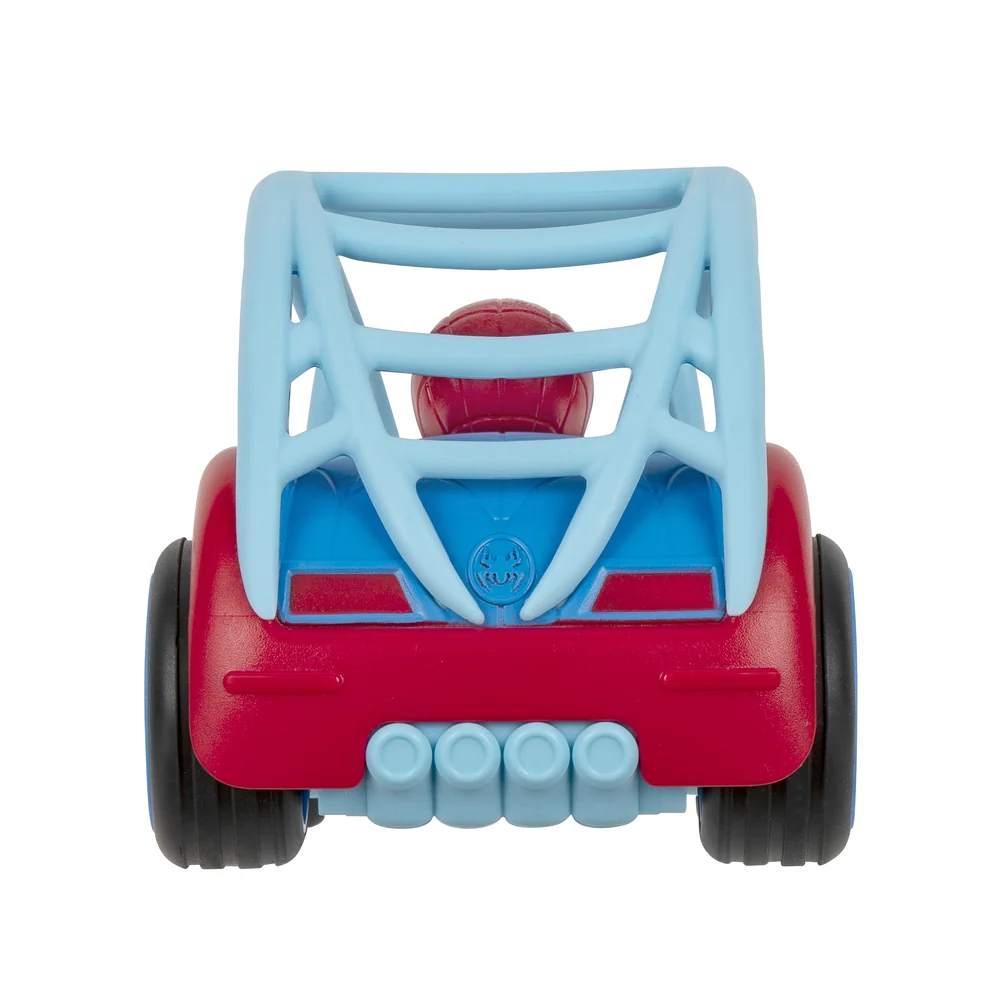 Marvel Spidey Legetøj - Power Rollers Køretøj - Pull Back - 15 Cm