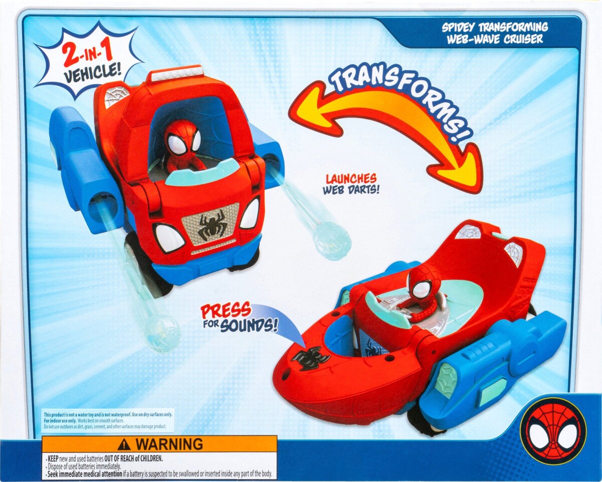 Spidey - Transforming Web-Wave Cruiser