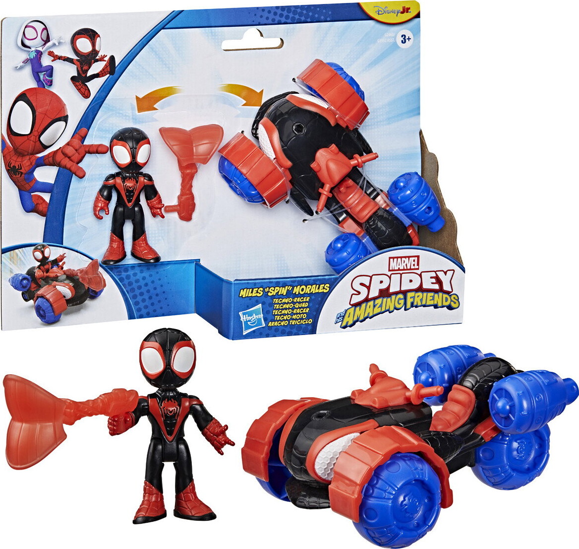 Spidey Friends - Køretøj Figur - Assorteret - Hasbro G1952