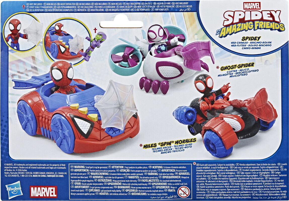 Spidey Friends - Spidey Web-Crawler - Køretøj - Hasbro G1952