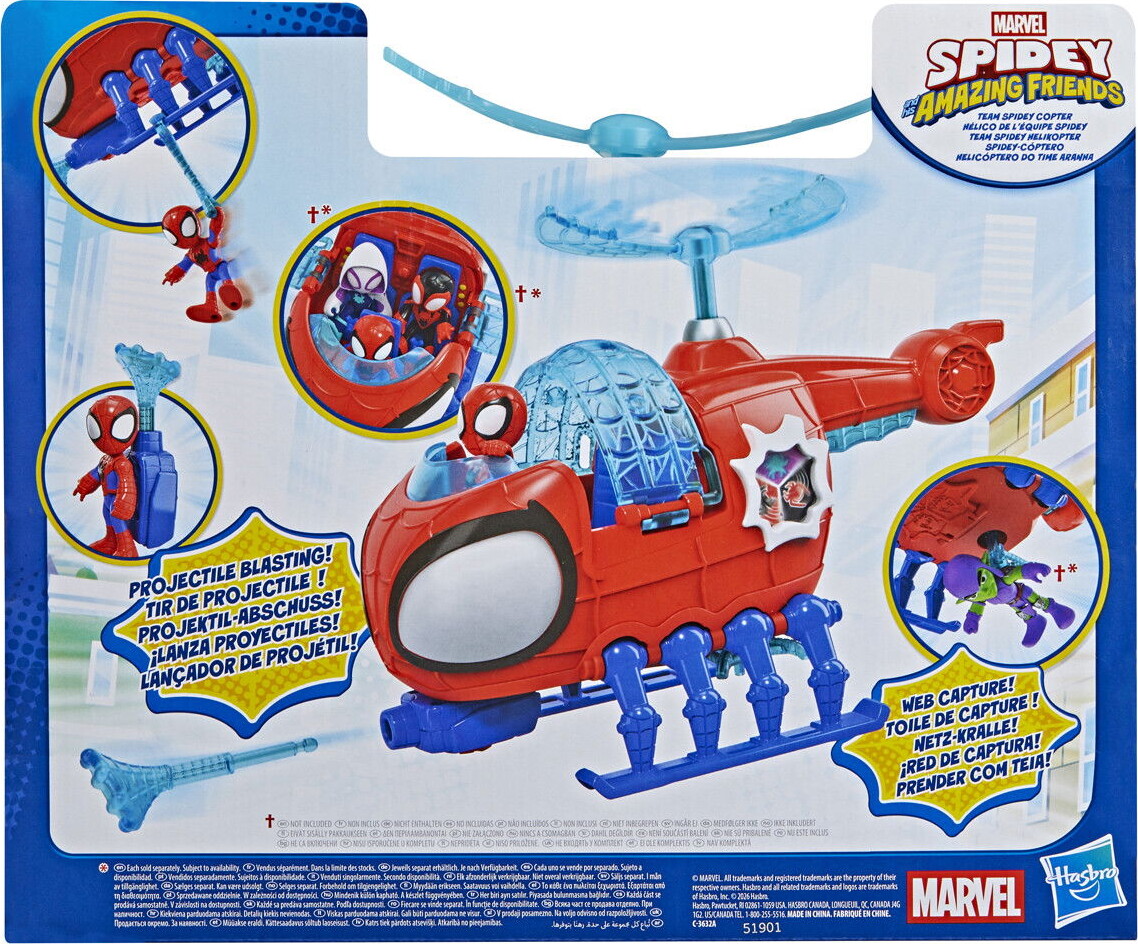 Spidey Friends - Team Spidey Copter Helikopter - Hasbro G1969