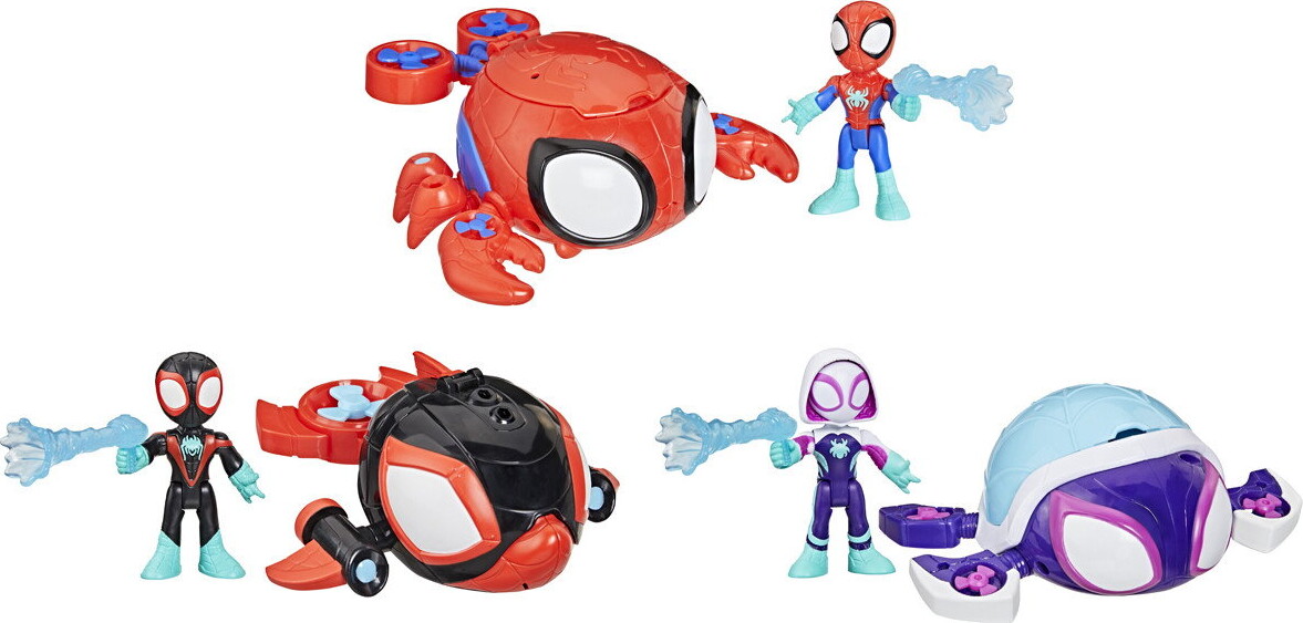 Spidey Friends - Water Webs Figur - Assorteret - Hasbro G0663