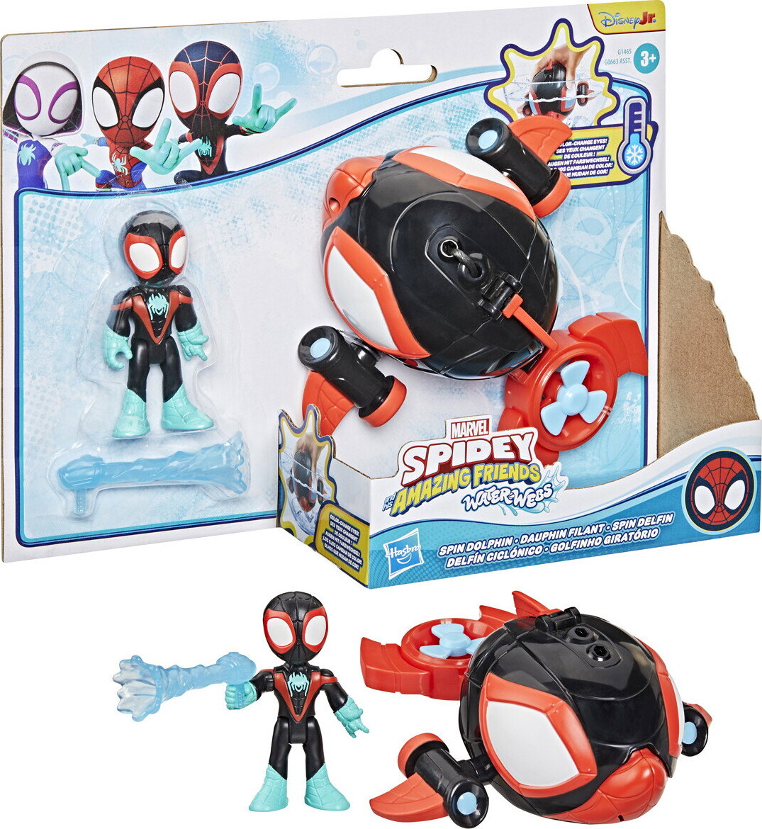 Spidey Friends - Water Webs Figur - Assorteret - Hasbro G0663