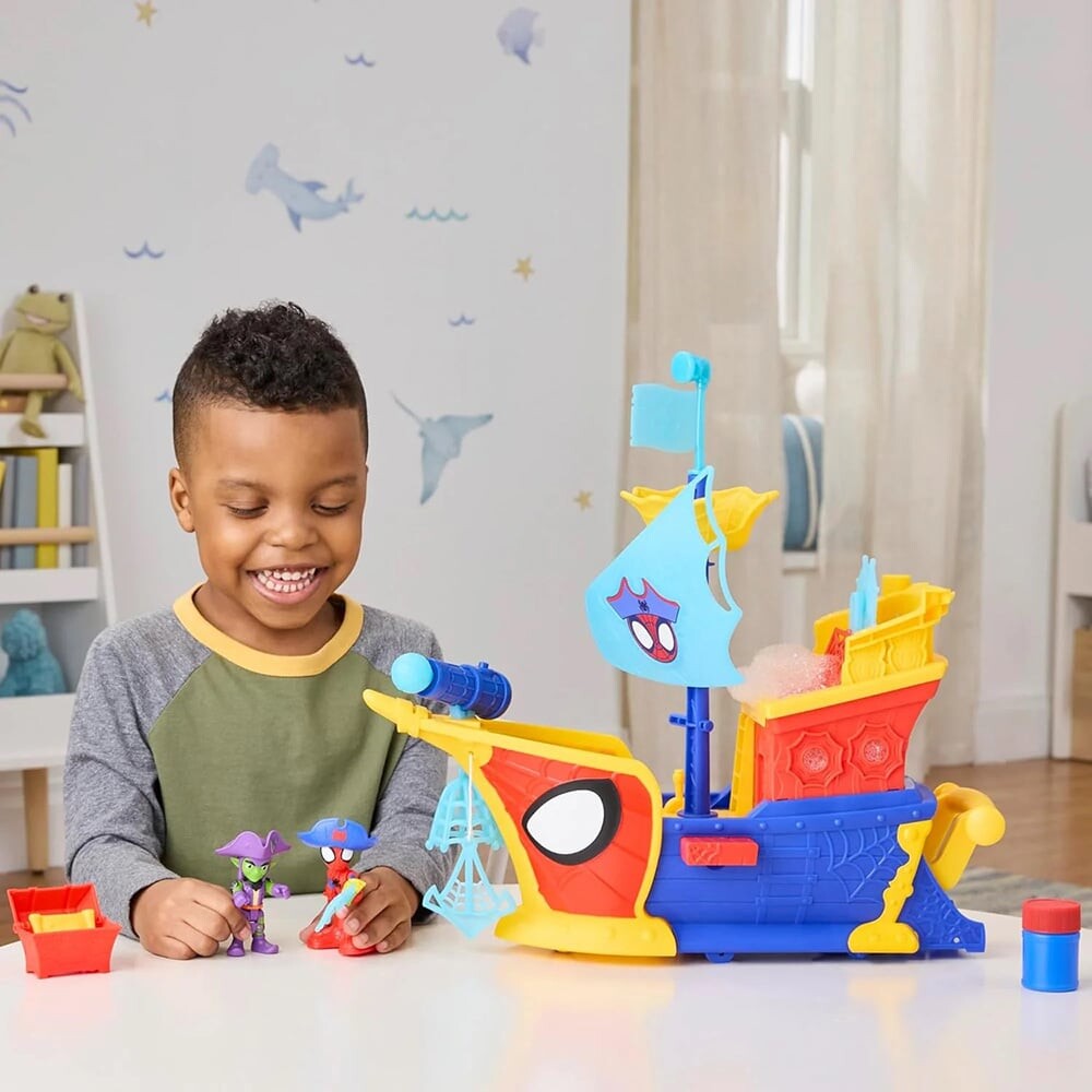 Spidey Water-Webs Bubble Pirate Ship G0666