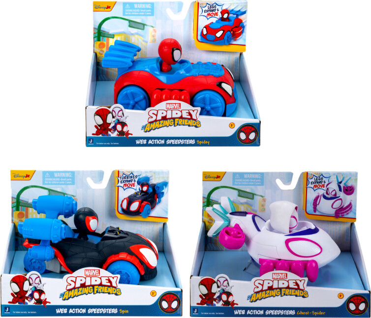 Spidey - Web Action Speedsters Assorted Snf0374