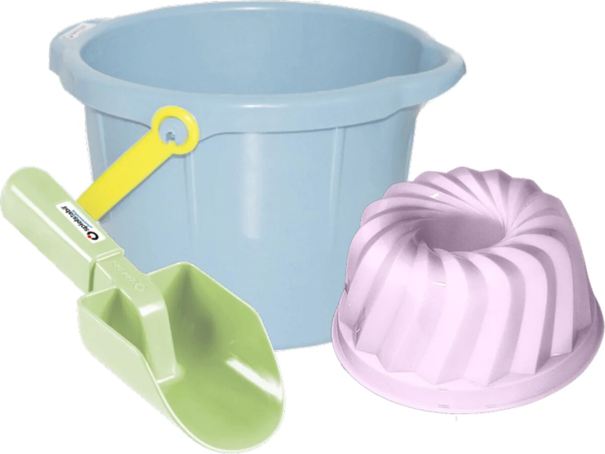 Spielstabil - Sandsæt 3 Dele - Bag Sandkager - Pastel