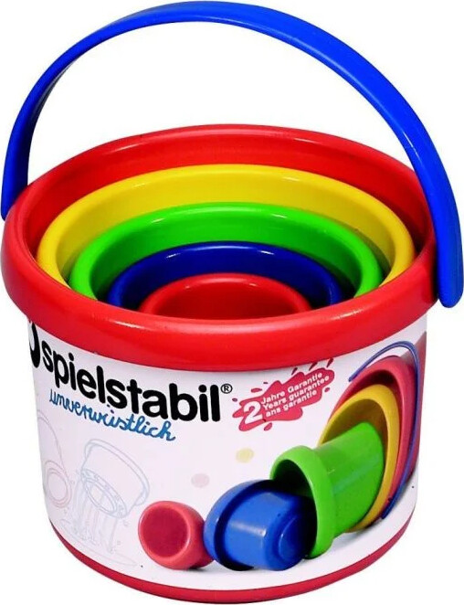 Spielstabil - Stabeltårn - Sæt Med 5 Spande