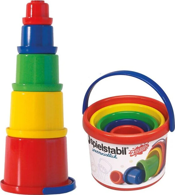 Spielstabil - Stabeltårn - Sæt Med 5 Spande