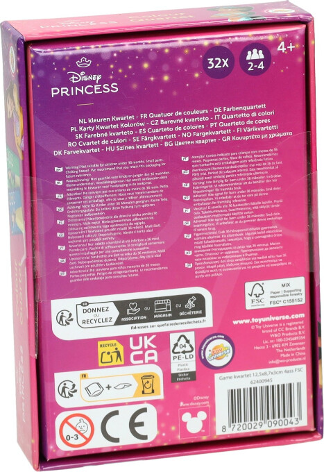 Disney Princess - Kvartet Spil
