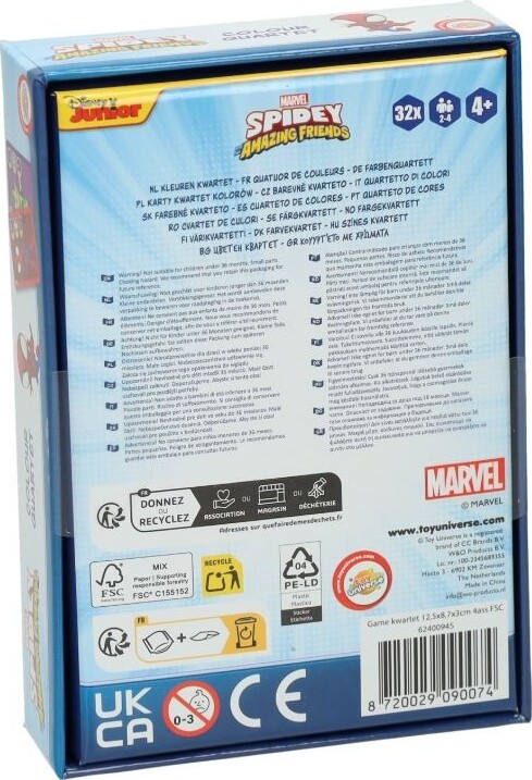 Disney Junior Spidey - Kvartet Spil - Marvel