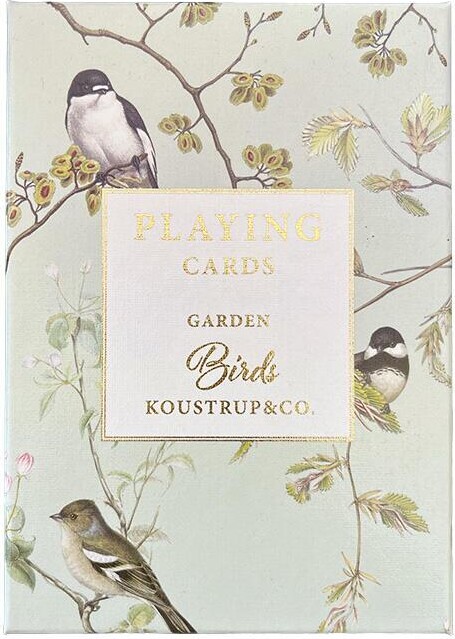 Koustrup Co - Playing Cards - Garden Birds - 6 Sæt Spillekort