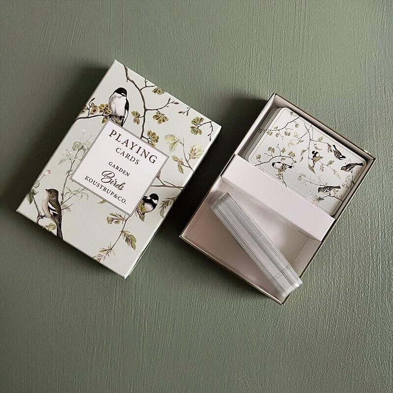 Koustrup Co - Playing Cards - Garden Birds - 6 Sæt Spillekort