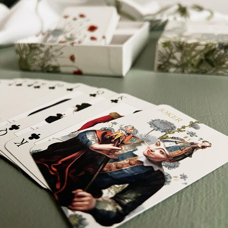 Koustrup Co - Playing Cards - Flora Danica Atlas - 6 Sæt Spillekort
