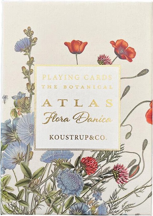 Koustrup Co - Playing Cards - Flora Danica Atlas - 6 Sæt Spillekort