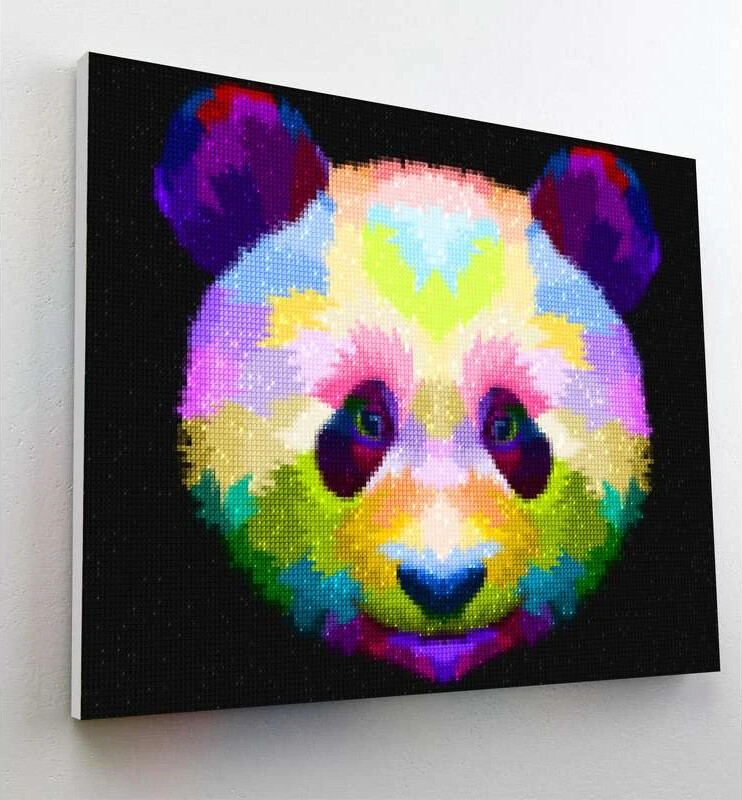 Splat Planet - Diamond Painting - Lærred - Panda - 30X40 Cm