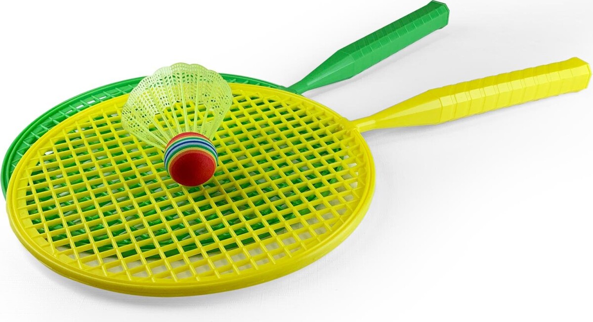 5 Havespil I Rygsæk - Badminton Frisbee Boccia