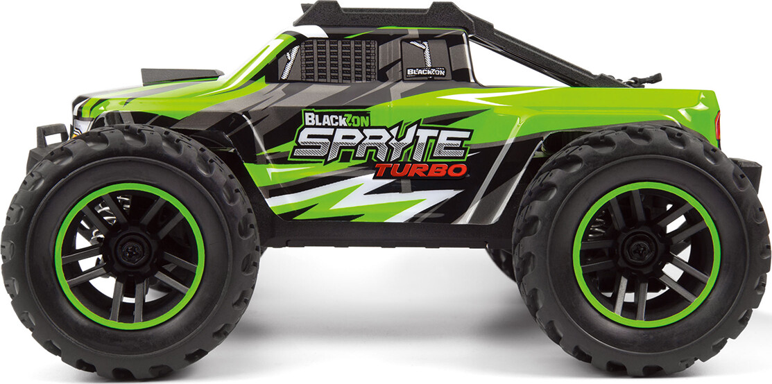 Blackzon - Spryte Mt Turbo 120 4Wd - Rtr Monster Truck - Green