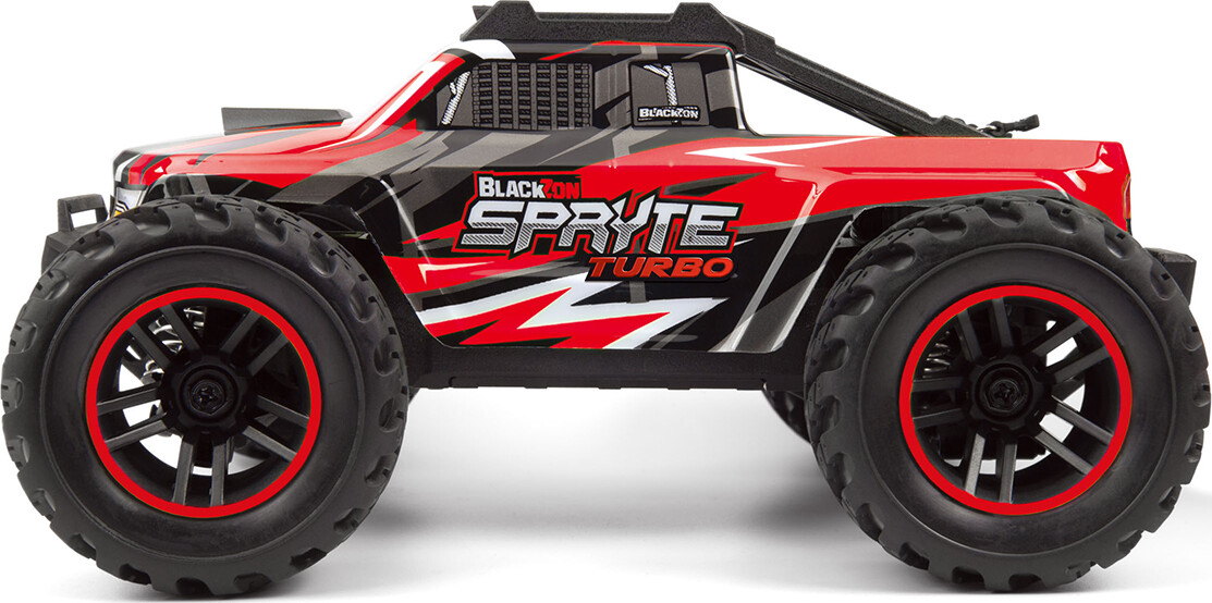 Blackzon - Spryte Mt Turbo 120 4Wd - Rtr Monster Truck - Red