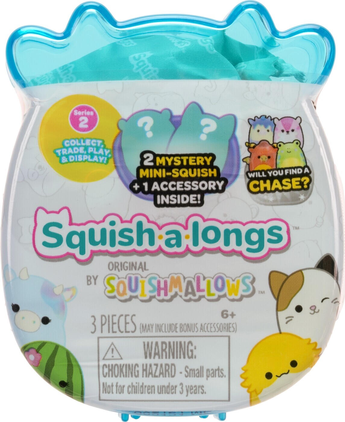Squish-A-Longs 2 5 Cm Blind 2-Pak S2 - Assorteret