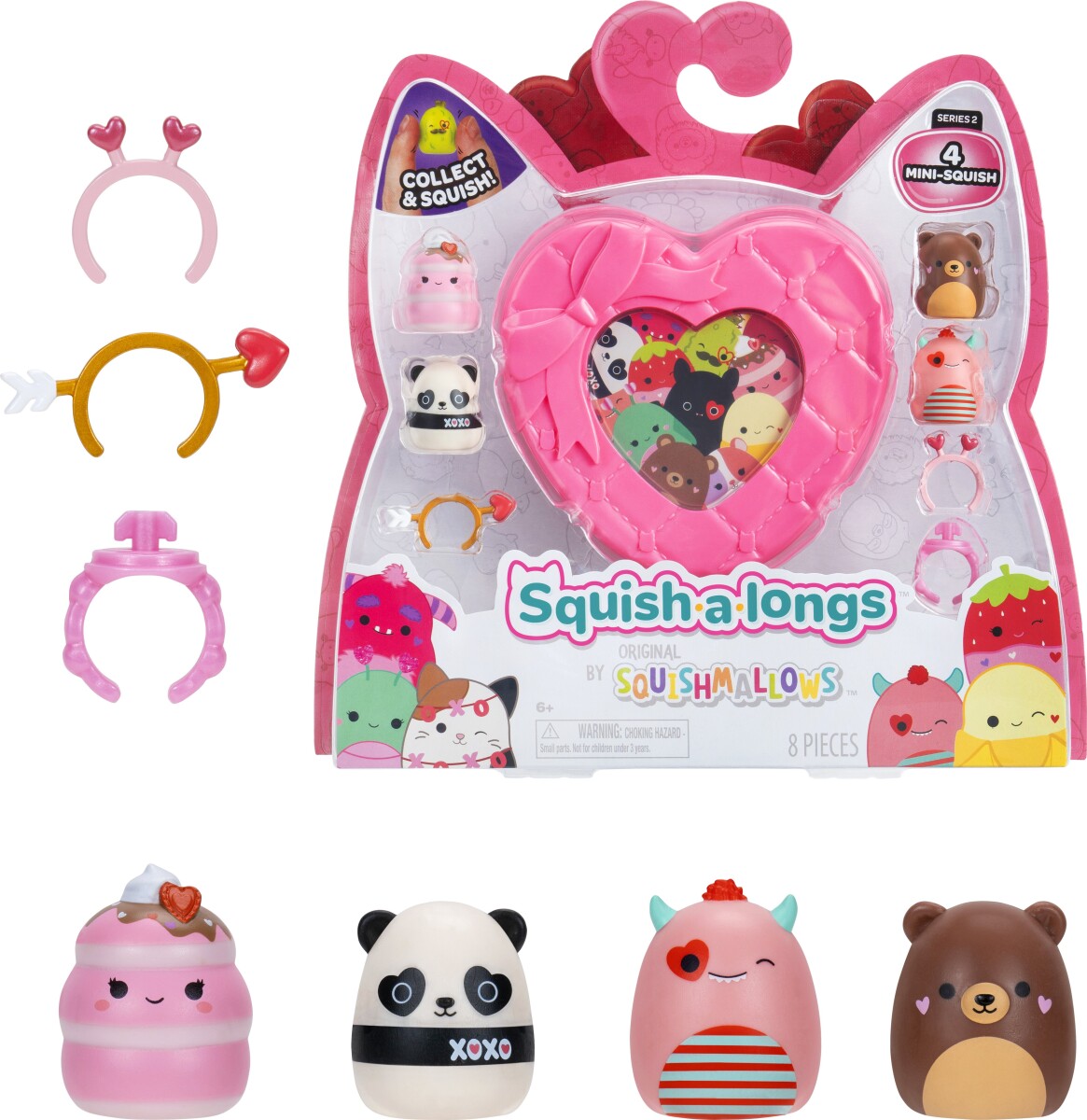 Squish-A-Longs Love 4 Pack - Style 3