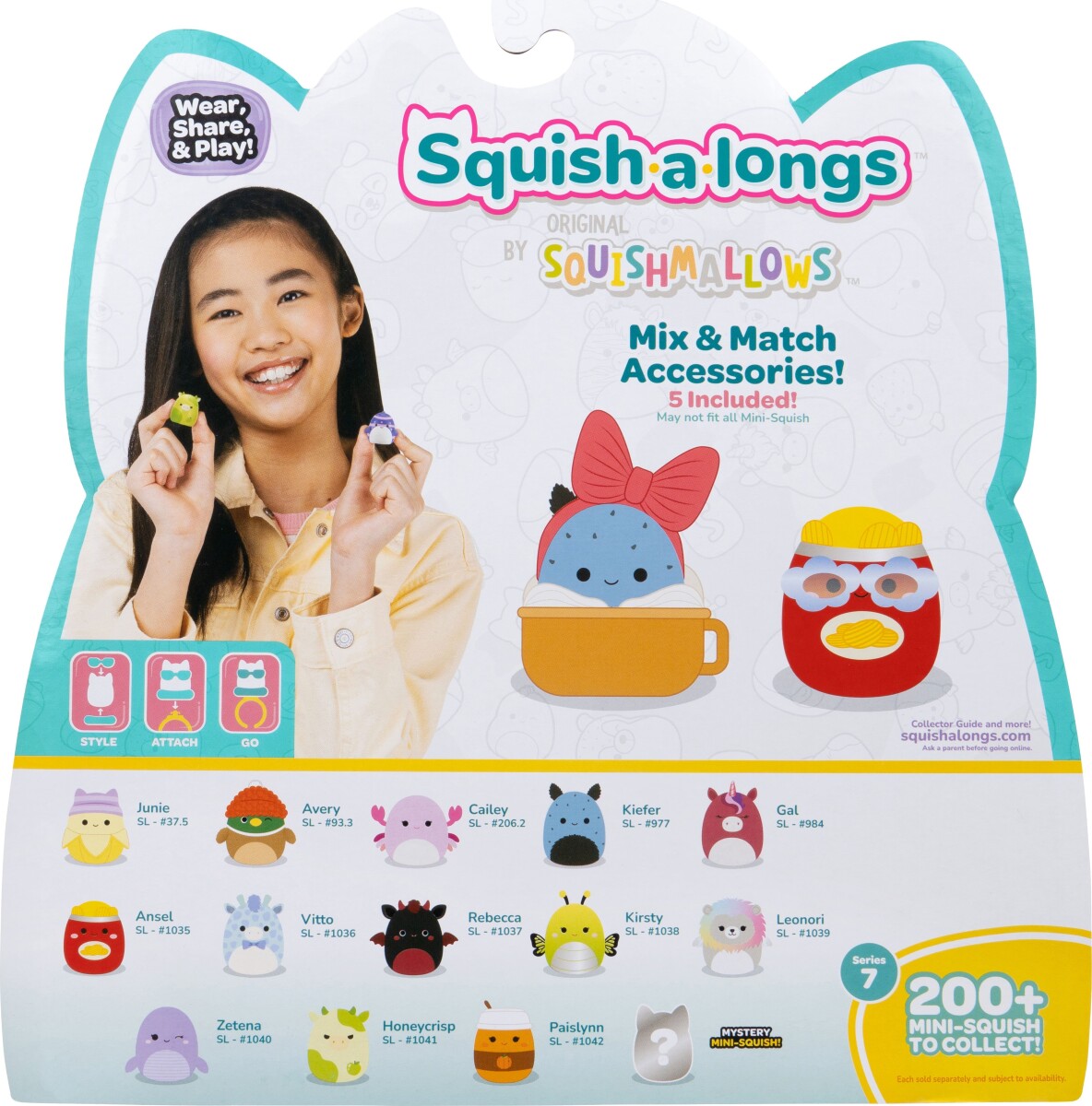 Squishalongs - 2 5 Cm 14-Pak S7