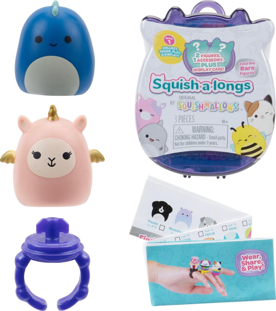 Squishalongs - 2 5 Cm Blind 2 Pack Asst
