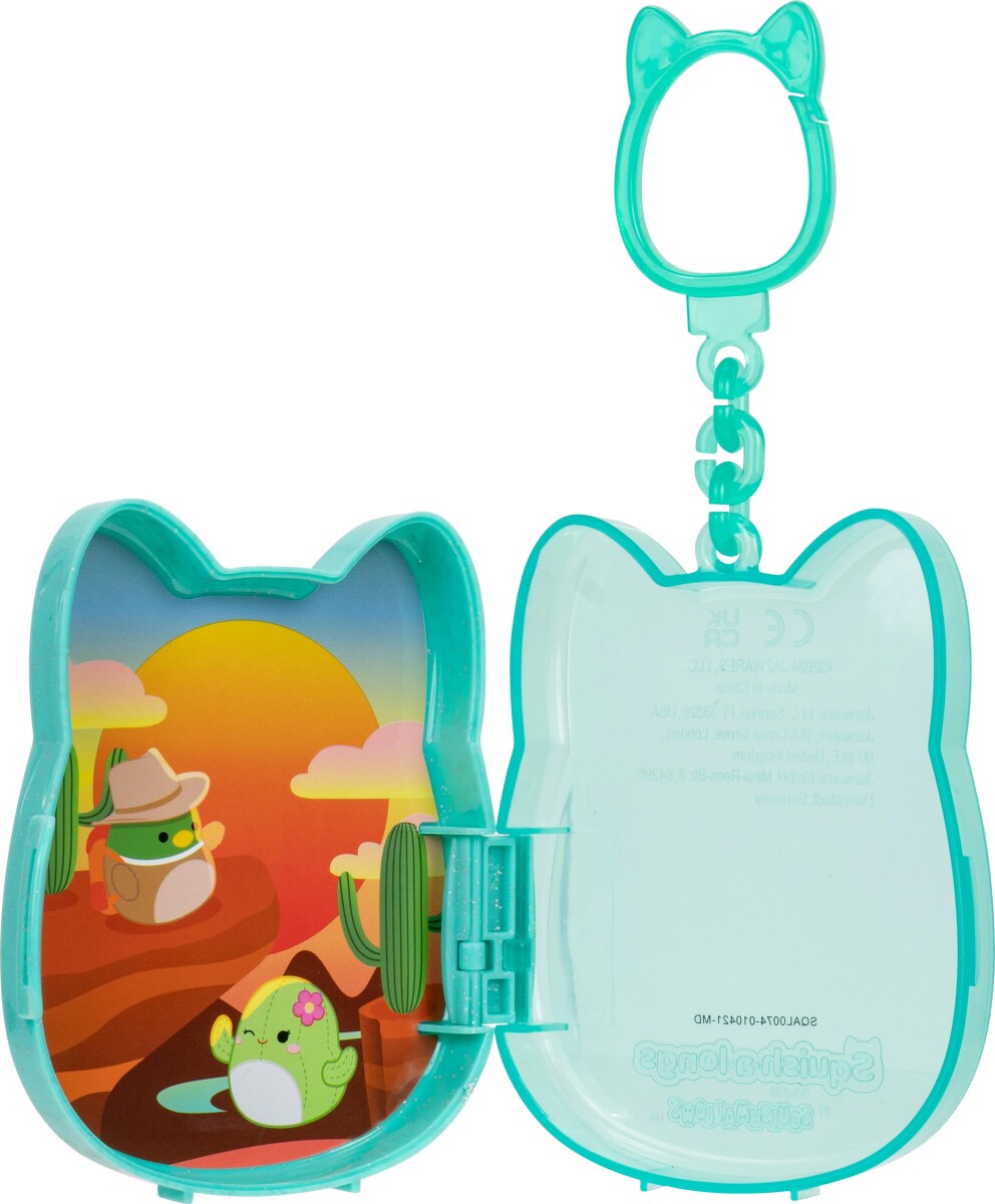 Squishalongs - 2 5 Cm Nøglering 4-Pakke