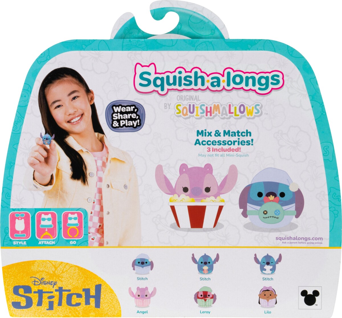 Squishalongs - Disney Stitch 6-Pak