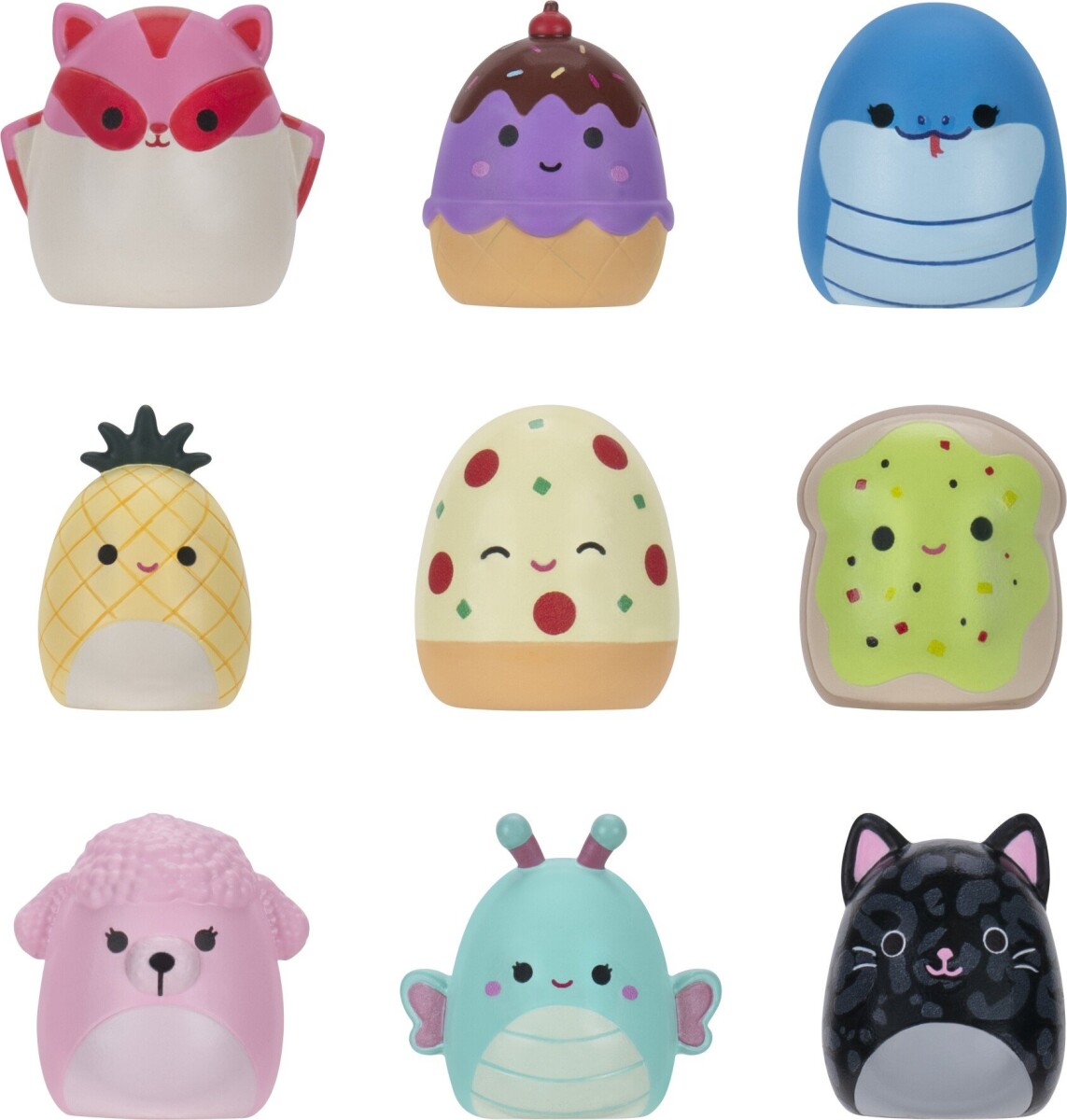 Squishalongs - Nøglering 3-Pak S2 - Flere Varianter I Cdu