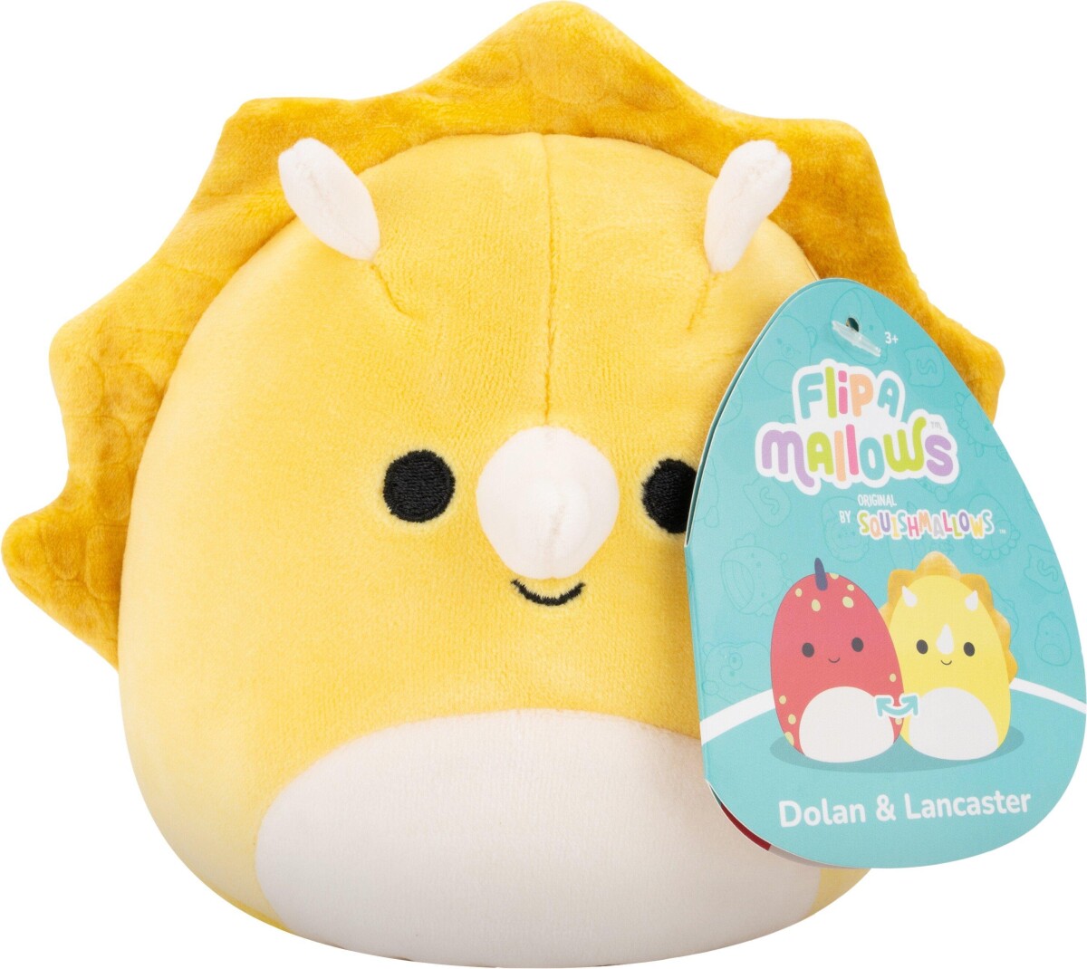 Squishmallows Bamse - Flip A Mallows - Dolan Og Lancaster - 13 Cm
