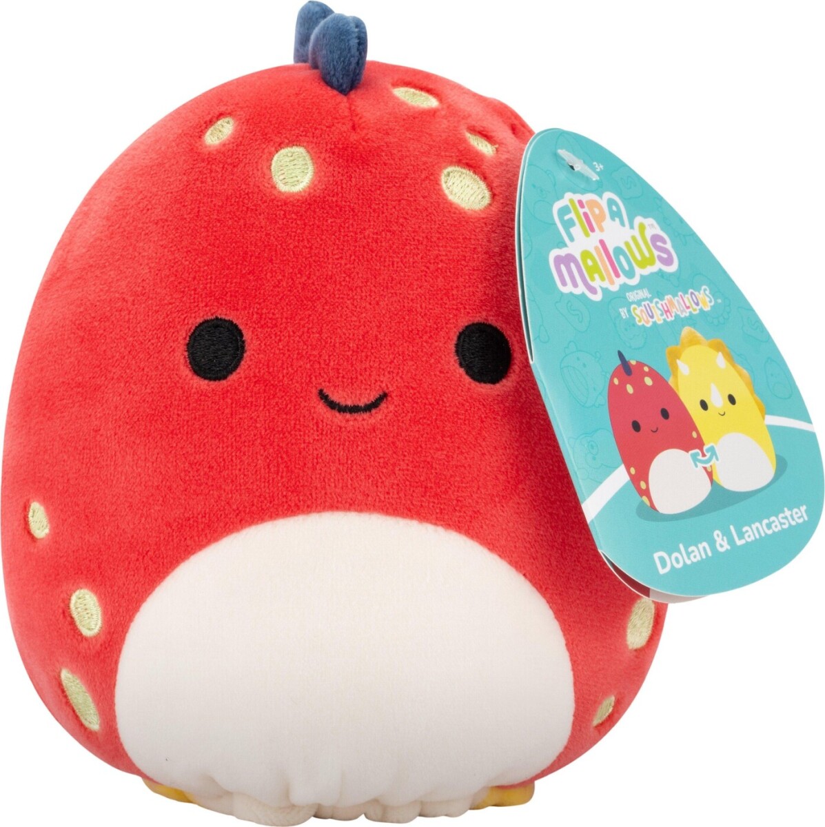 Squishmallows Bamse - Flip A Mallows - Dolan Og Lancaster - 13 Cm