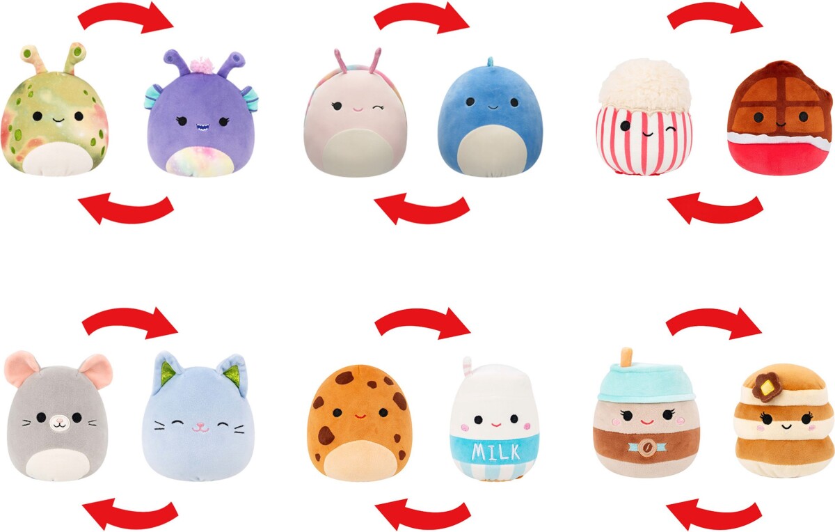 Squishmallows 13 Cm P24 Flip-A-Mallows - Misty And Jiovanne