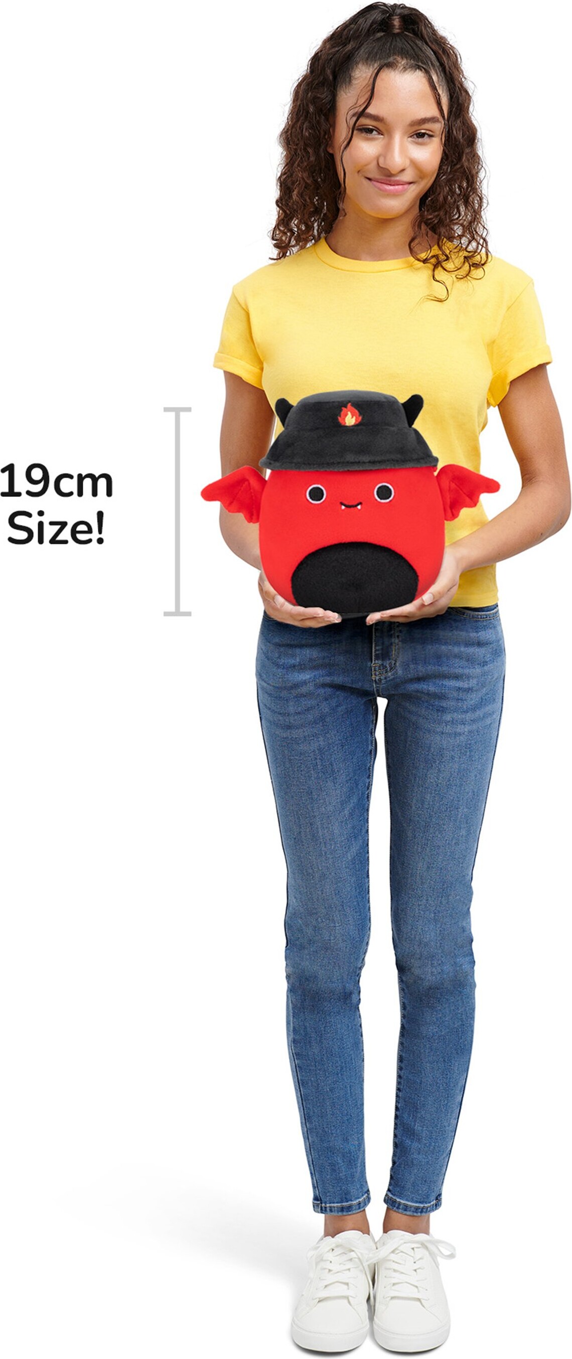 Squishmallows - Halloween Dante Rød Djævel Bamse - 19 Cm