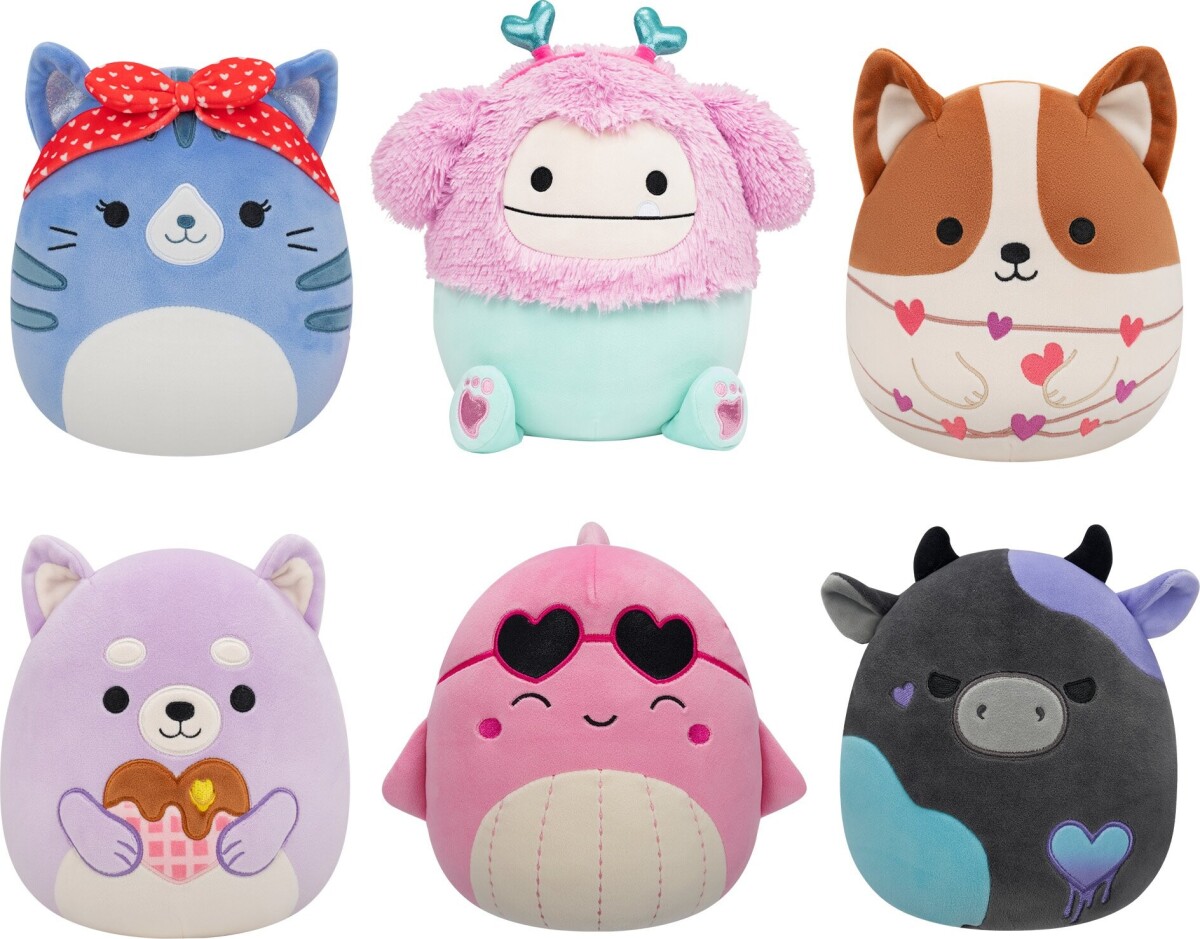 Squishmallows - 19 Cm Love - Val The Pink Whale