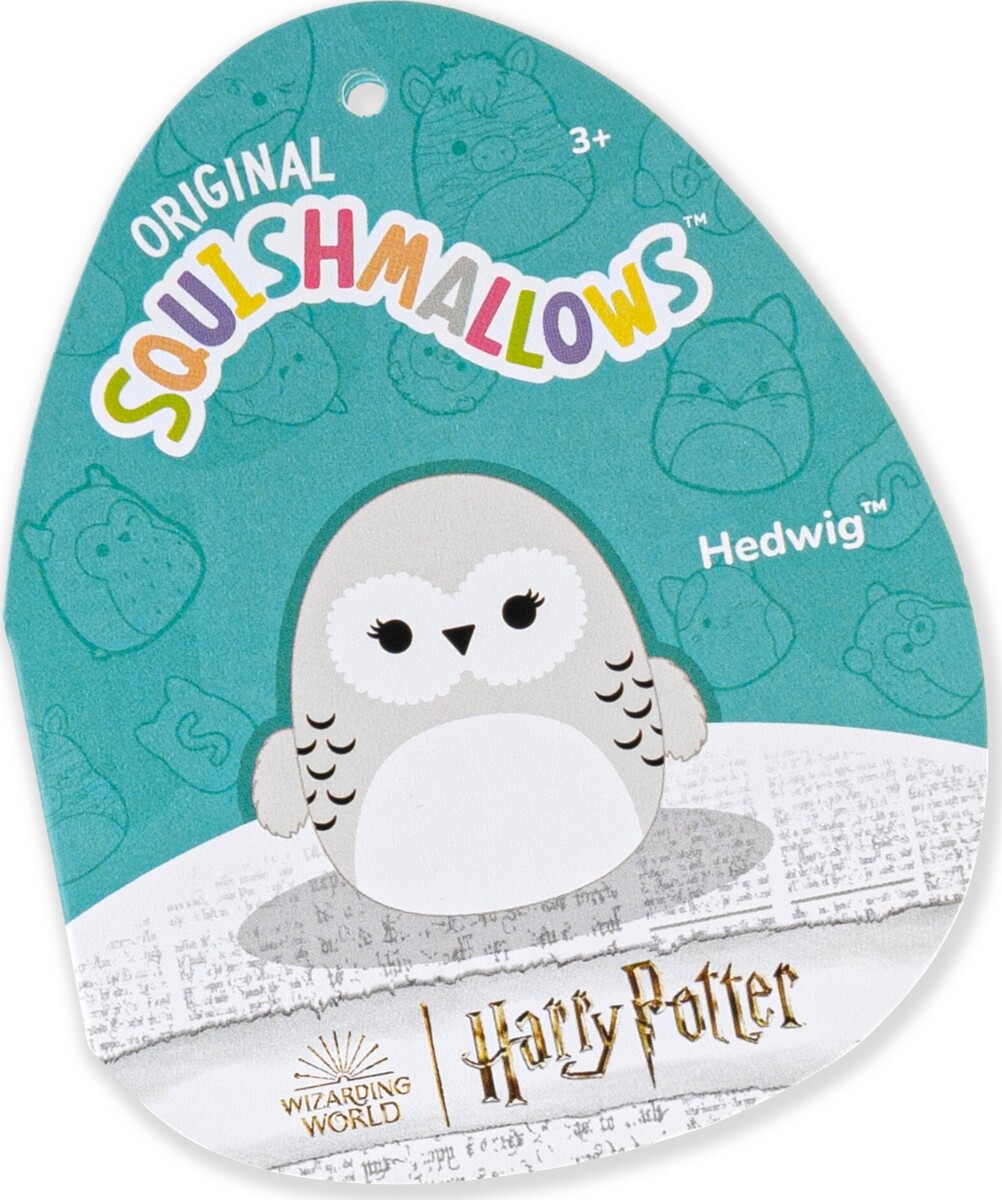Squishmallows - Harry Potter Hedwig Bamse- 20 Cm