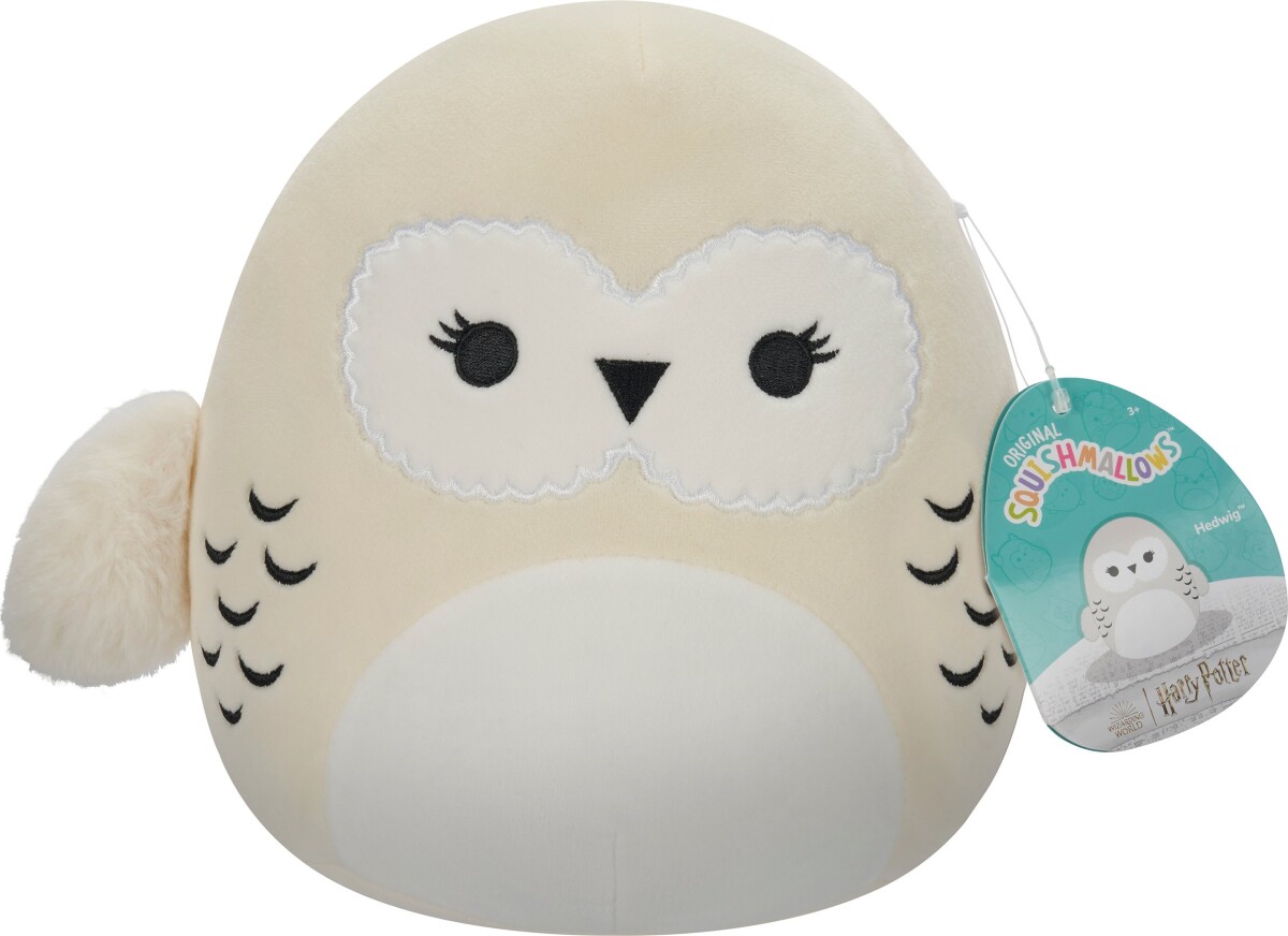 Squishmallows - Harry Potter Hedwig Bamse- 20 Cm