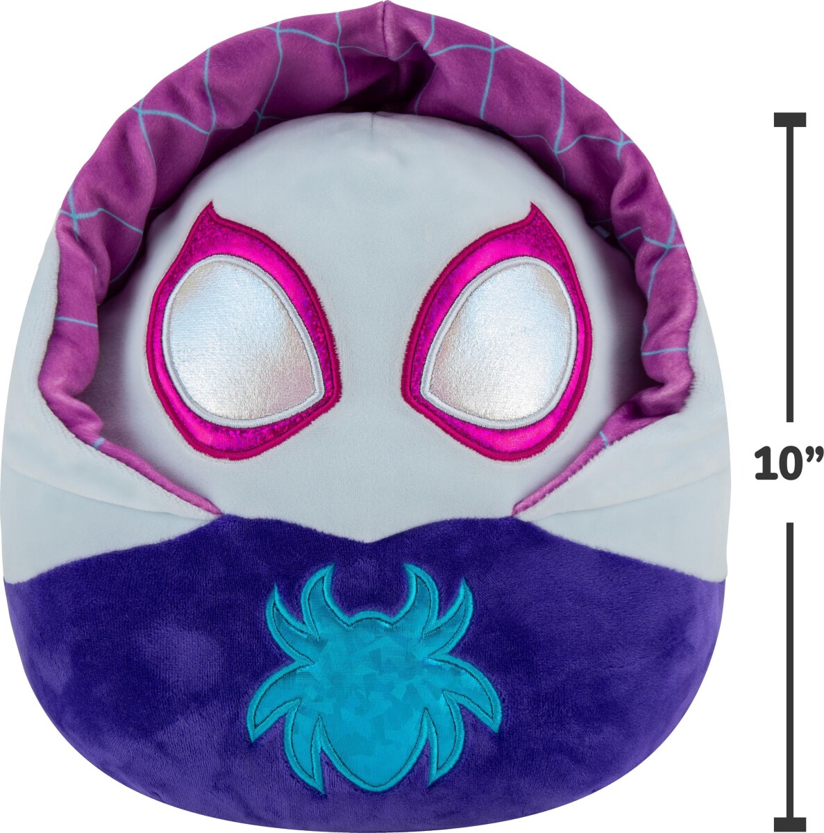 Squishmallows Bamse - Ghost Spider - Spidey And His Amazing Friends - 25 Cm