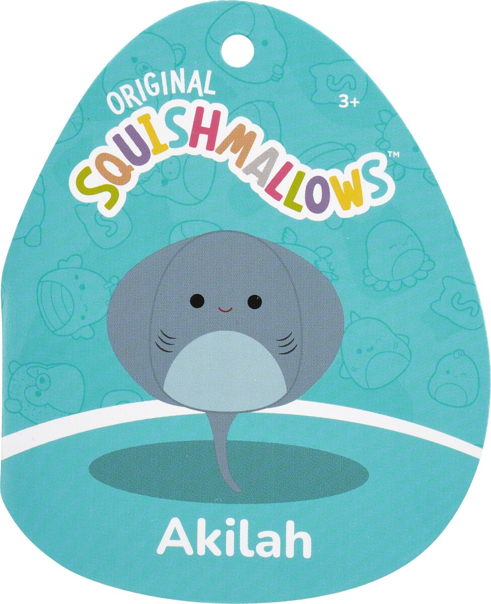 Squishmallows Bamse - Stingray Akilah - 30 Cm